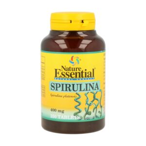 Nature Essential Espirulina, 250 comprimidos de 400 mg.