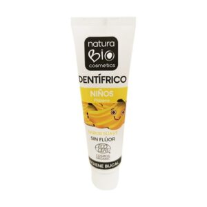 Dentífrico para Niños de Plátano Sin Flúor · Natura BIO · 50 ml