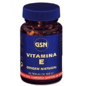 Vitamina E Natural · GSN · 40 perlas