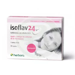 Isoflav24 · Herbora · 30 cápsulas ( PACK DE 4 UNIDADES)