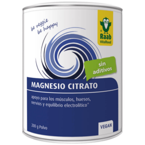 Citrato de Magnesio en polvo - Raab Vitalfood - 340 gramos