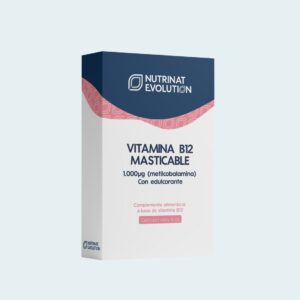 Vitamina B12 1.000 mcg (Metilcobalamina) Masticable · Nutrinat Evolution · 30 comprimidos