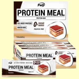 Protein Meal - 12 Barritas Proteicas sabor Tiramisú - PWD