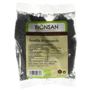 Semillas de amapola ecológicas BIONSAN 150 gr.