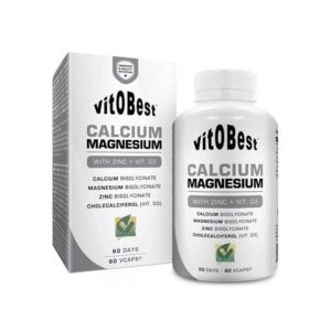 Calcium Magnesium ( con zinc y vit D ) VIT O BEST 60 cápsulas