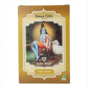 HENNA RUBIO CENIZA POLVO RADHE SYHAM 100 G