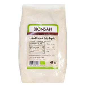 Harina de Trigo Espelta Blanca 500gr Bionsan