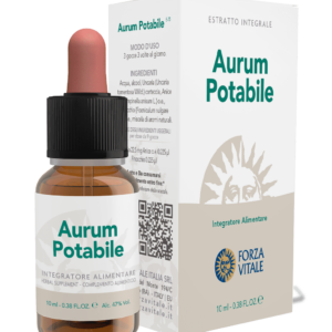 AURUM POTABILE - Oro alquémico (10 ml) Forza Vitale