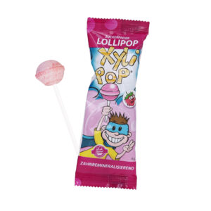 LOLLIPOPS XYLITOL CHUPA CHUS ( sabor fresa )